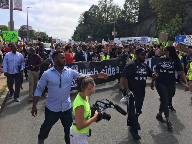 Miles asisten a manifestaciones en el Boston Common