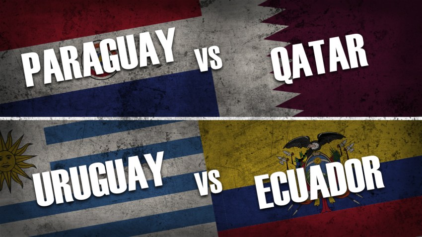 Paraguay vs Qatar / Uruguay vs Ecuador