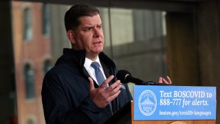 Boston Mayor Marty Walsh holds coronavirus news conference