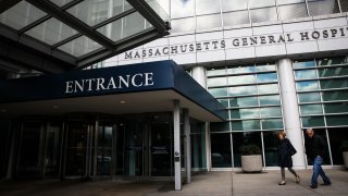 This Feb. 27, 2020, file photo shows Massachusetts General Hospital in Boston