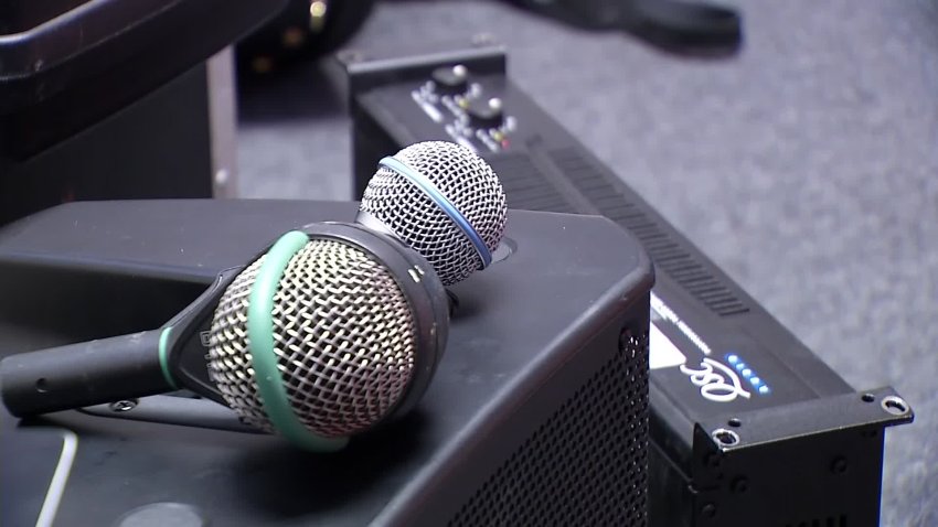 Fort Worth music equipment stolen microphone