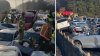Dramático accidente múltiple en autopista deja más de 50 heridos