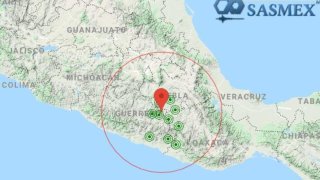 Mapa sismo del 29 de junio en México