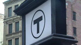 MBTA sign