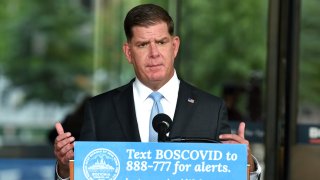 Boston Mayor Marty Walsh holds news conference