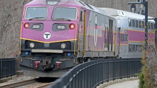 A commuter rail train