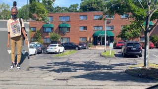Photo of Zaniya Wright and the apartment complex where she was found dead