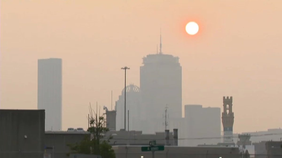 Air quality alert issued for second day in a row in Mass. – Telemundo New England