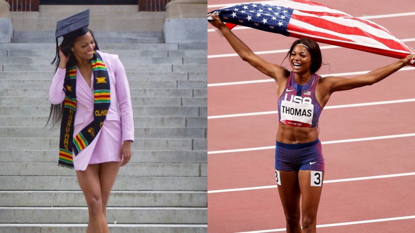 Gabby Thomas, la medallista olímpica y neurobióloga de Harvard