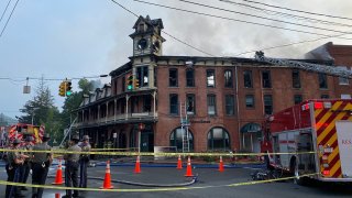 Fire has destroyed the New Hartford House