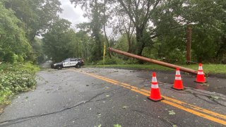 Storm damage on Flanders Road in Coventry
