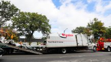 A Storrowed truck in Boston on Friday, Oct. 15, 2021.