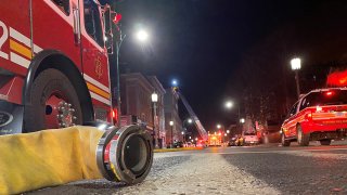 Fire on Park Street in Hartford