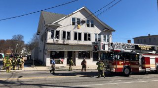 Fire in Willimantic on March 22 2022