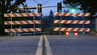 A file photo of a closed street.