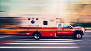 Ambulance speeding in New York