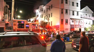 First Responders Battle Fire in Chelsea