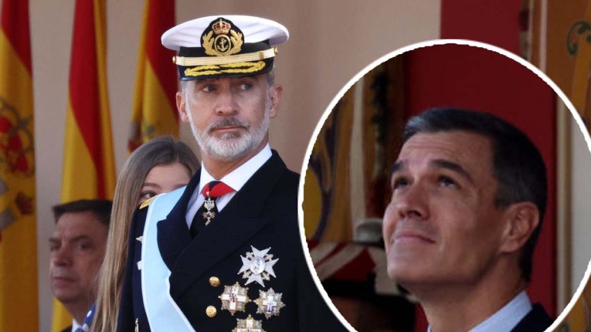 Hace esperar al rey de España y recibe abucheos en el desfile del 12 de octubre