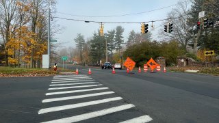 Road closure at Prospect Avenue at West Hartford town line
