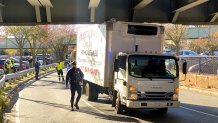 A "Storrowed" truck in Boston on Monday, Nov. 14, 2022.