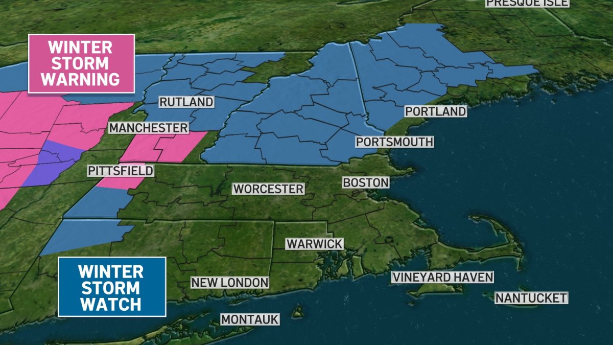 Aviso de tormenta invernal emitido a medida que avanza la tormenta del fin de semana Telemundo