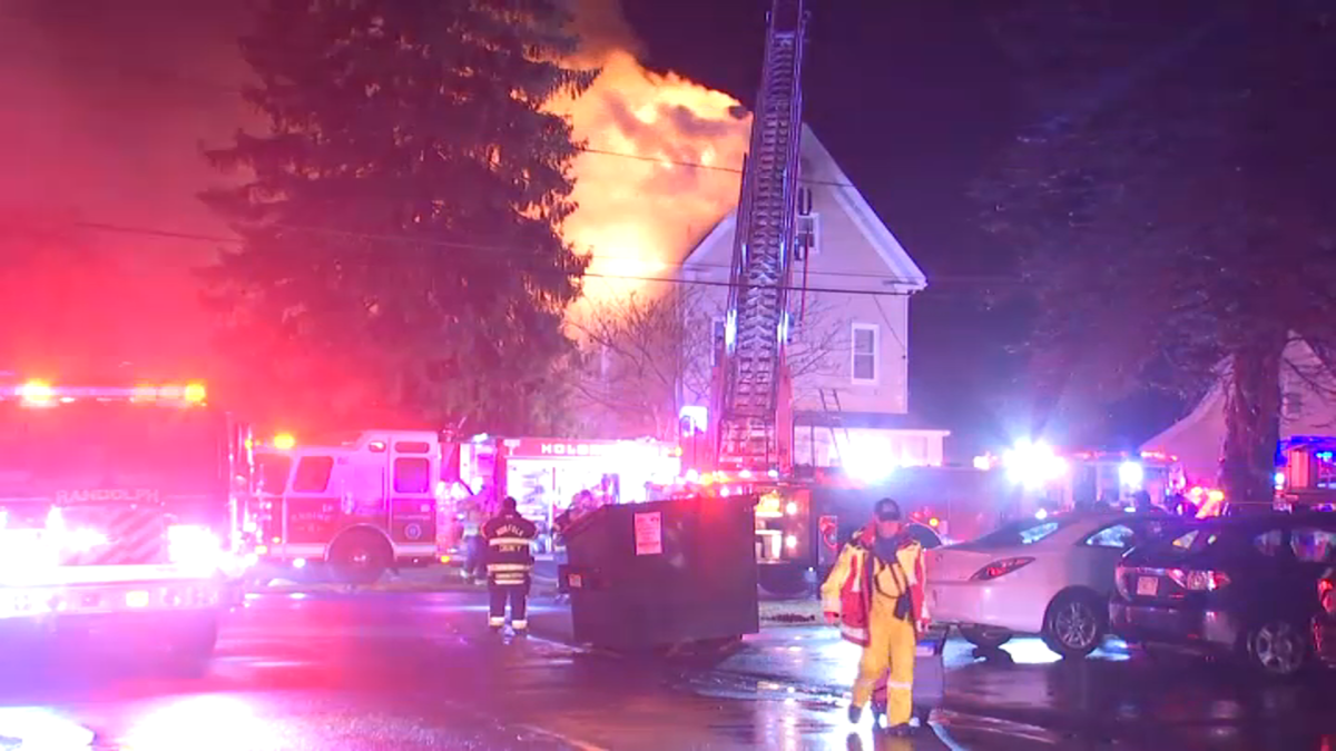 Wildfire Devastates Home in Holbrook, Massachusetts – NECN