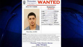 A Worcester police wanted poster for Kelvin Verde, suspected of murder in an Oct. 24, 2022, shooting in the city.