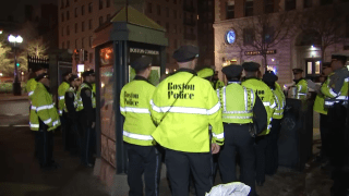 Boston police officers