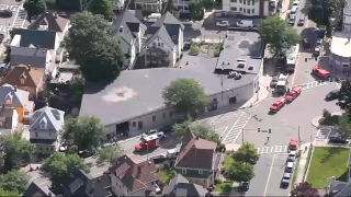 aerial photo of the post office on talbot ave in dorchester