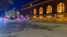 Police respond to Union Station for a reported shooting.