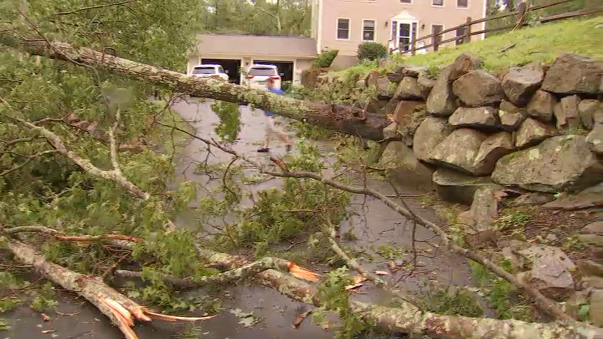 FOTOS: Tormenta provoca inundaciones y derriba árboles en el área de Boston