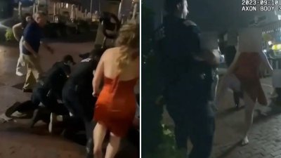 En video: boda acaba en una pelea salvaje entre invitados y varios policías