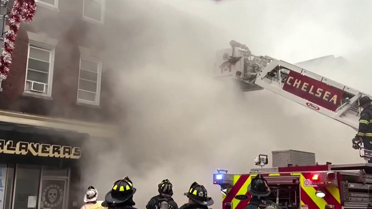 Families affected by three-alarm fire in Chelsea