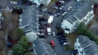 First responders at the scene of a death investigation in Saugus, Massachusetts, on Wednesday, Nov. 29, 2023.