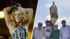 De bronce y más de 21 pies: develan estatua de Shakira en su natal Barranquilla