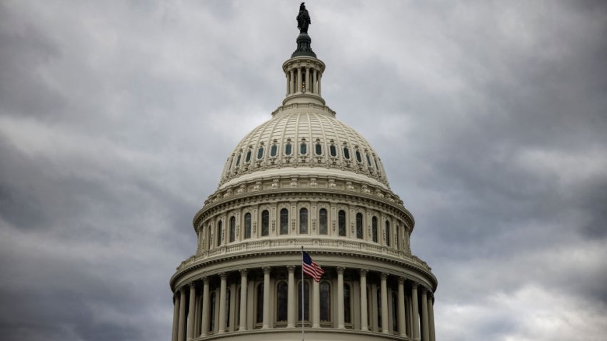 The U.S. Capitol Building is seen on January 10, 2024 in Washington, DC. The House Oversight Committee held a hearing today on whether or not to charge Hunter Biden with Contempt of Congress. (Photo by Samuel Corum/Getty Images)