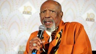 on result HOLLYWOOD, CALIFORNIA - El invitado especial Louis Gossett Jr. habla en el escenario en la proyección de 'A Raisin in the Sun' en el décimo Festival Anual de Cine Clásico de TCM 2019 el 13 de abril de 2019 en Hollywood, California. (Foto de Charley Gallay/Getty Images para TCM)