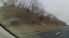 Video captura auto volcándose en la Ruta 9 en Connecticut