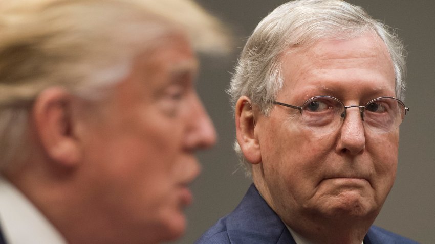 McConnell y Trump