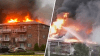 Gran incendio destruye edificio de apartamentos en Randolph