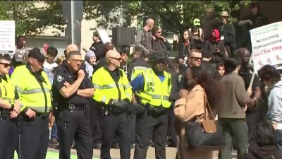 Presencia policial en manifestaciones en MIT