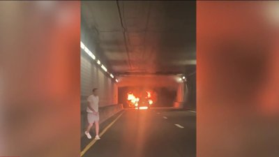 Reportan incendio en el Túnel Ted Williams