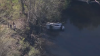 SUV se estrella contra el río Merrimack en Lowell