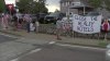 Protesta por tras apertura de refugio en Norfolk el miércoles