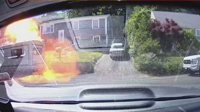 Explosión de RV en Peabody captada en video