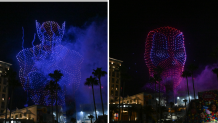 The Marvel Drone Show after the "Marvel Studios: The Ultimate Deadpool & Wolverine Celebration of Life" Panel at the 2024 San Diego International Comic-Con on July 25, 2024 in San Diego, California.  