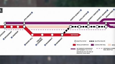 Inicia el cierre de la línea roja de la MBTA