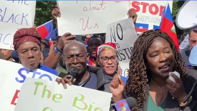 Comunidad haitiana protesta en Boston