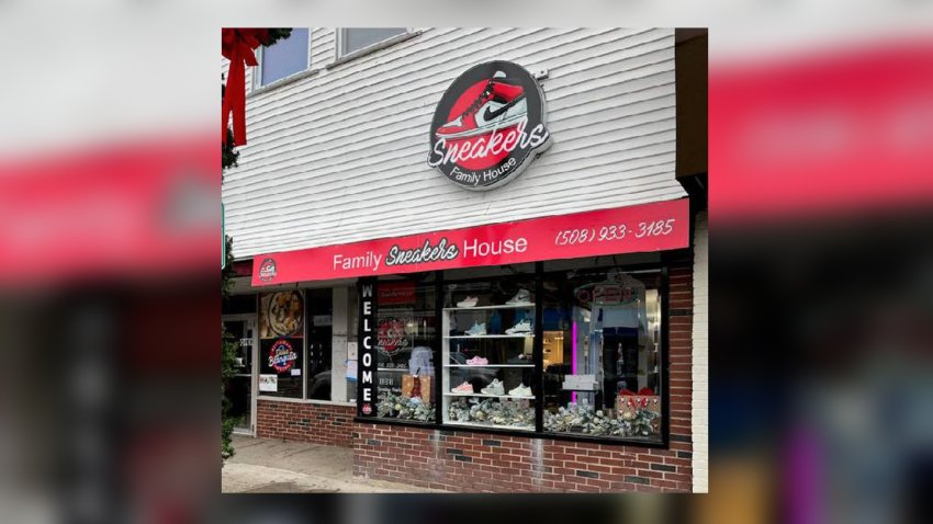 The Family Sneakers House in Milford, Massachusetts.