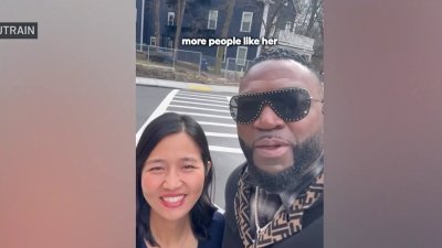 David Ortiz apoya a la alcaldesa Michelle Wu